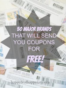 50 Brands To Send You Coupons