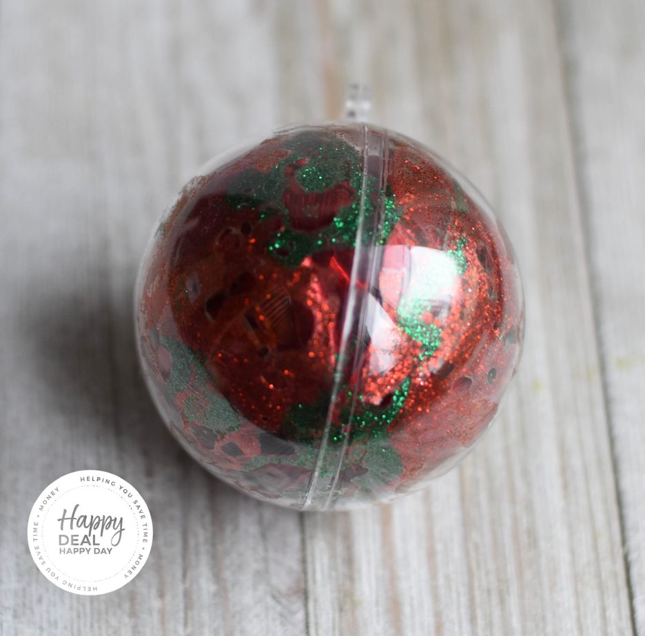 How To Make Glitter Ornaments With Glue