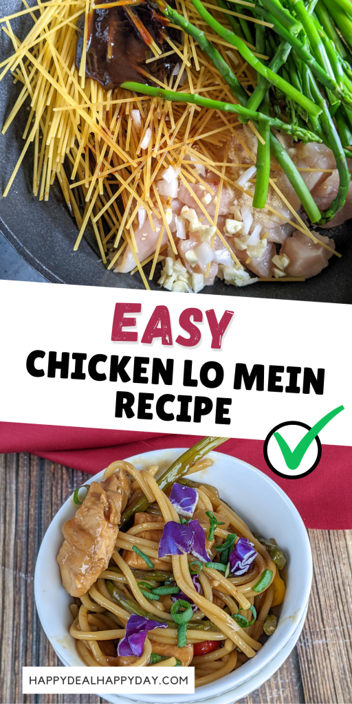 Easy Chicken Lo Mein Recipe with Fresh Vegetables