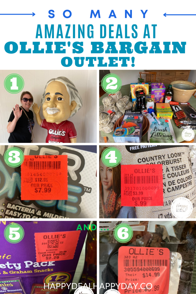 Real Deals To Find At Ollie's Bargain Outlet! Happy Deal Happy Day!
