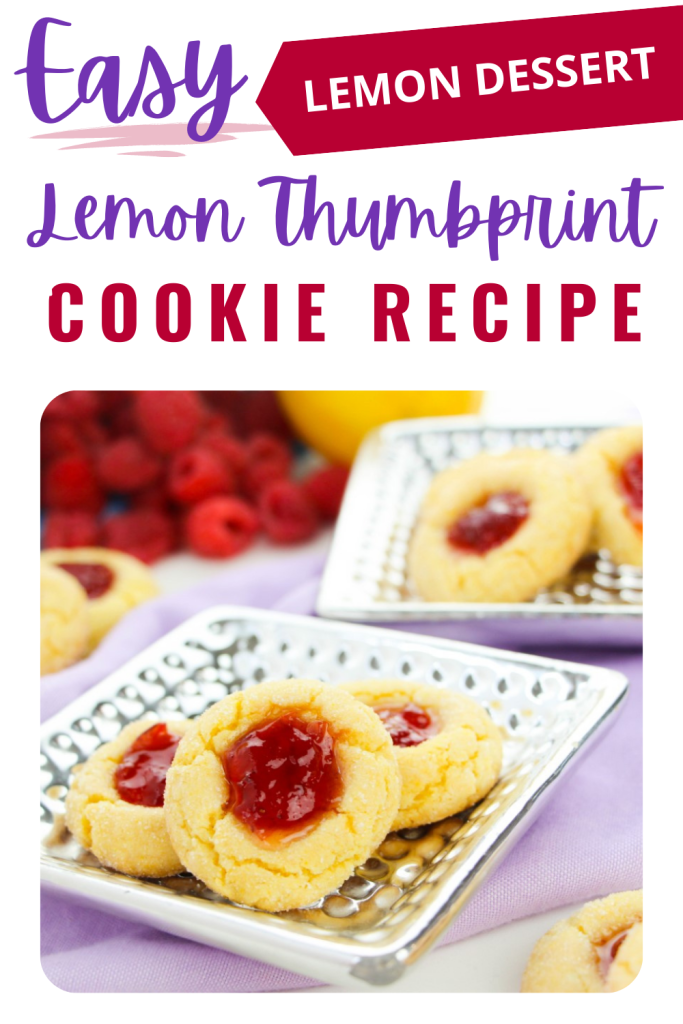 Easy Lemon Dessert Lemon Thumbprint Cookie Recipe