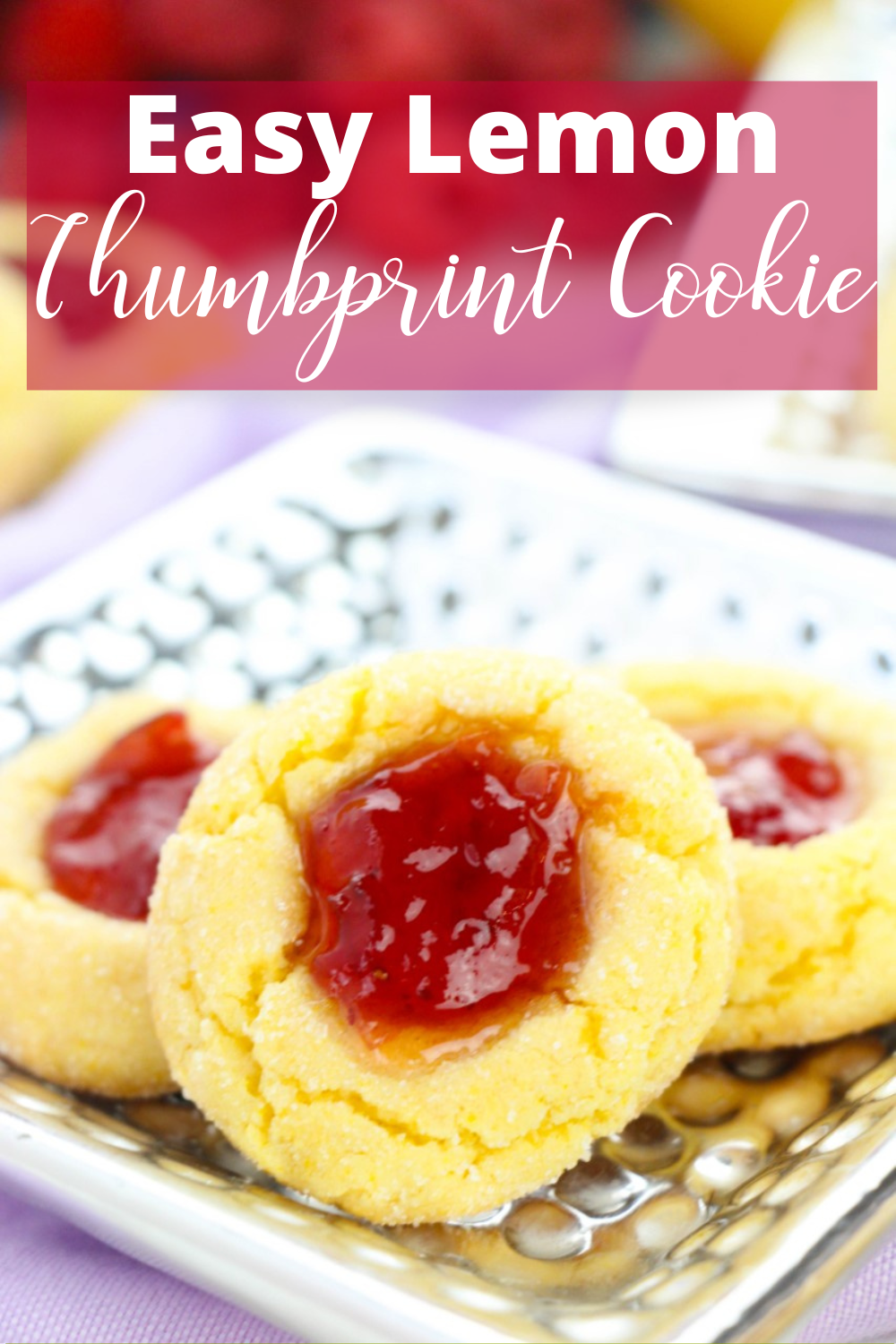 Lemon Thumbprint Cookies - Happy Deal - Happy Day!