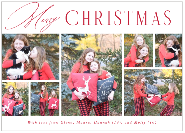 use Basic Invite to create your own christmas card