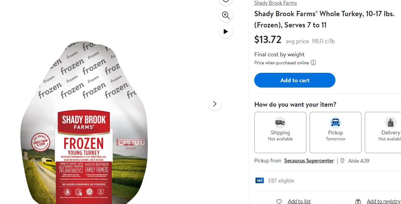 Local Turkey Prices Comparison Walmart, Wegmans, Aldi & Tops Happy