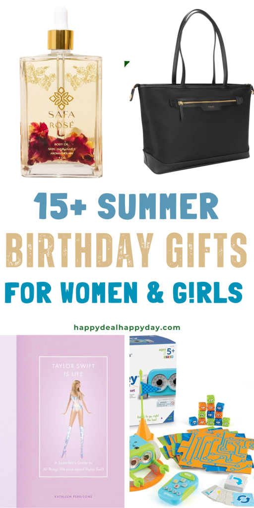 15+ Summer Birthday Gifts for Women and Girls